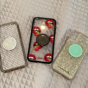 IPHONE X/XS case all 3 for 35$